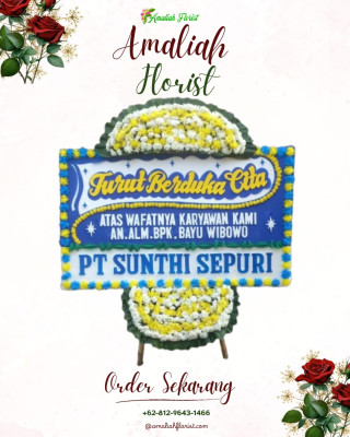 Papan Bunga Duka di Sempol