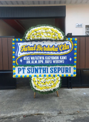 Papan Bunga Duka di Sempol